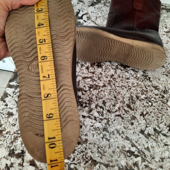 RHINO REDDISH BROWN Men's LEATHER Work boots SIZE 7 - Picture 12 of 15